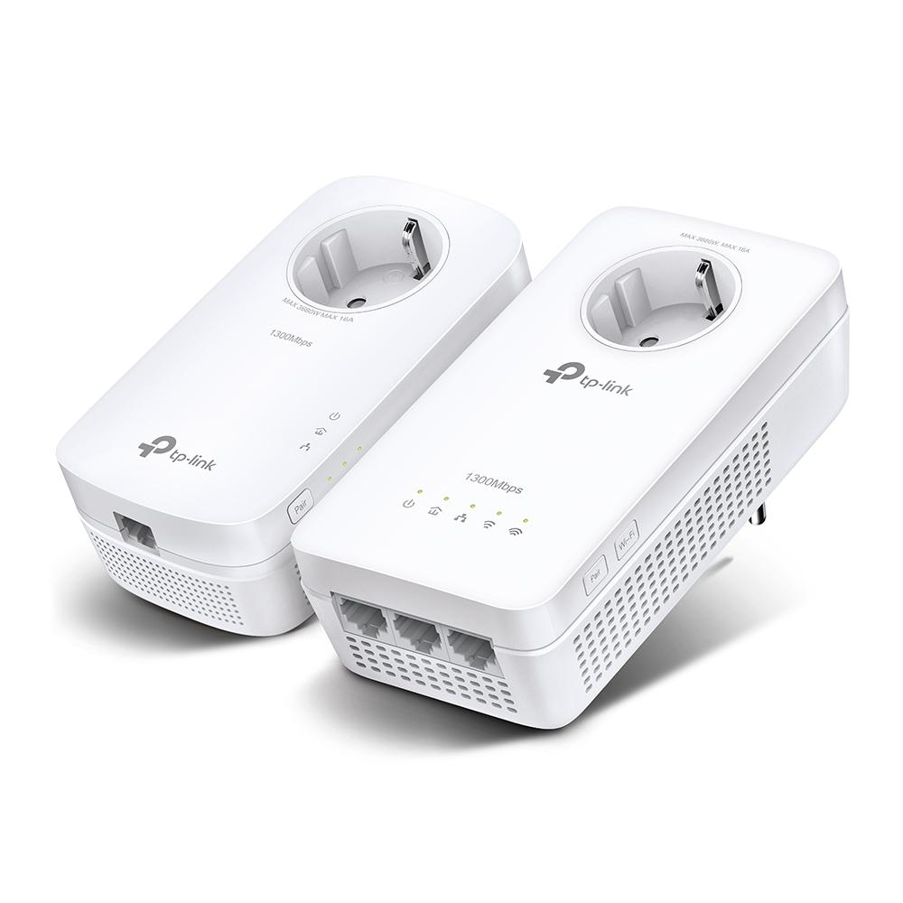 TP-Link TL-WPA8631P KIT adattatore di rete PowerLine 300 Mbit/s Collegamento ethernet LAN Wi-Fi Bianco 2 pz